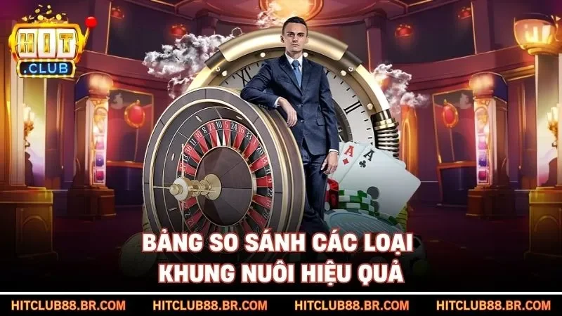 Bảng so sánh các loại khung nuôi hiệu quả