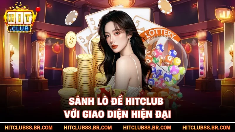 Sảnh lô đề HITCLUB với giao diện hiện đại